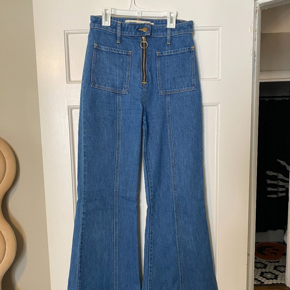 Stoned Immaculate High Waisted Bell Jeans